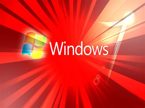 Free Download 3d Wallpapers Windows 7 Red Background