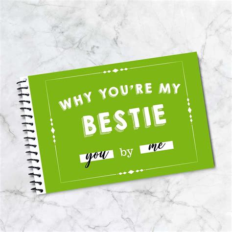Tcart Why Youre My Bestie Book Best T For Friends On Friendship Day Or Friend Birthday