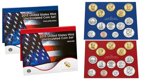 2013 Pd Uncirculated Mint Sets Collectible Mint Condition Coins Value