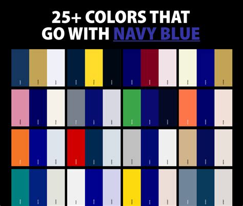 25 Best Colors That Go With Navy Blue Color Palettes Creativebooster