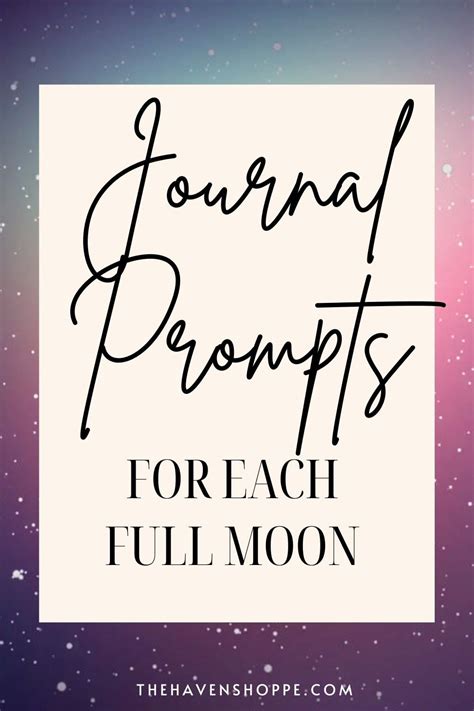 The Best Full Moon Journal Prompts To Align With Lunar Energies The