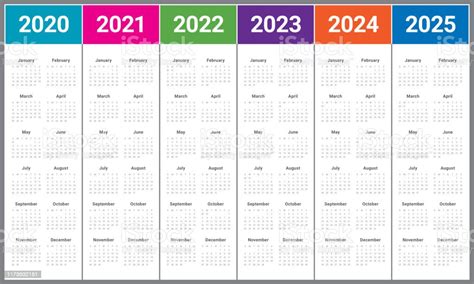 Calendario 2021 A 2024 Jahr 2020 2021 2022 2023 2024 2025 Kalender