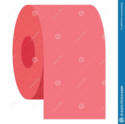 Tissue Roll Tissue Paper Isolated Vector Icon That Can Be Easily
