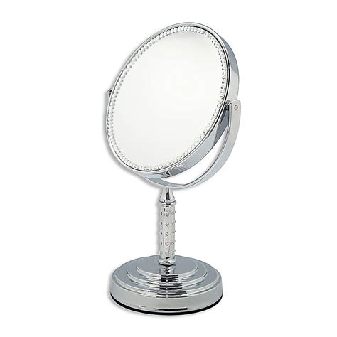 Only 1 available and it's in 1 person's cart. Brook Double Sided Standing Vanity Mirror in Silver (With ...