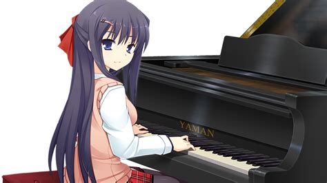 Anime Girl Playing Piano Render By Natsi90 On Deviantart