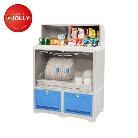 Jolly Plastic Jupiter Dish Drainer And Cabinet Shopee Philippines