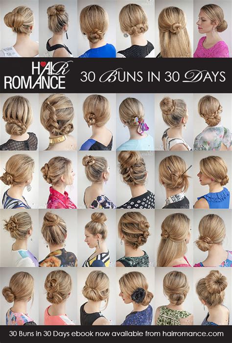 Maybe you would like to learn more about one of these? The 30 Buns in 30 Days Hairstyle ebook is here! - Hair Romance