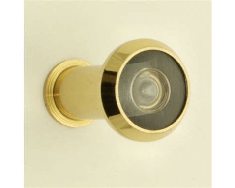 180 Degree Wide Angle Door Viewer Polished Brass Lacquered G