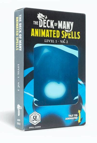Deck Of Many The Animated Spell Cards Level 1 Spells Vol 2 Box Sw