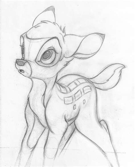 Bambi Original Sketches Drawings Disney Drawings Sketches Dibujos