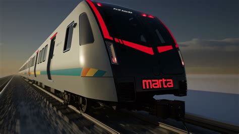 New Rail Car Exterior State Of Marta 2022 Youtube
