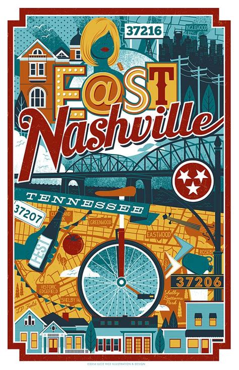 East Nashville Poster Etsy Nashville Poster East Nashville Nashville