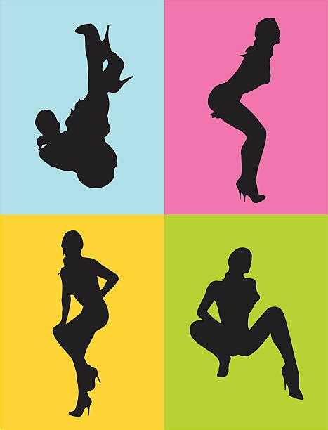Royalty Free Sexual Intercourse In Action Silhouette Clip Art Vector