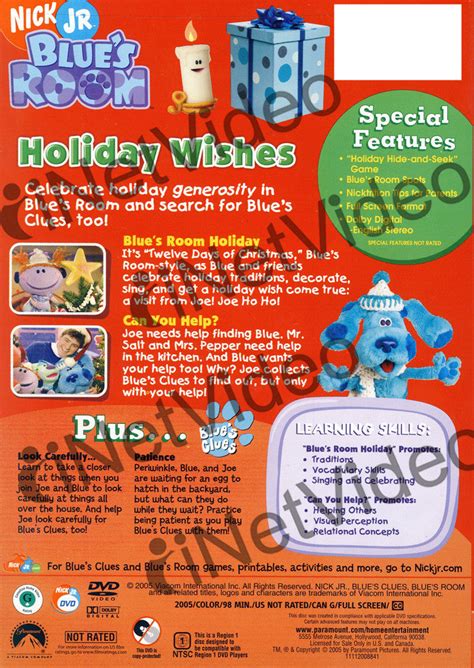 Blue S Room Holiday Wishes On Dvd Movie