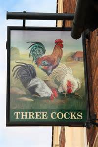 The Sign Of The Three Cocks © Richard Croft Geograph Britain And Ireland