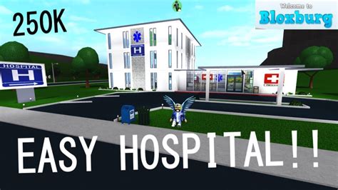 Supermegarichkid Bloxburg Hospital Easy Build K Youtube