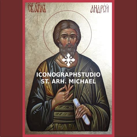 Saint Andrew The Apostle Apostles Iconsorthodox Etsy