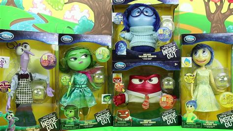 Disney Inside Out Deluxe Talking Toys Complete Set Opening Pixar Disney Store Disneytoysfan