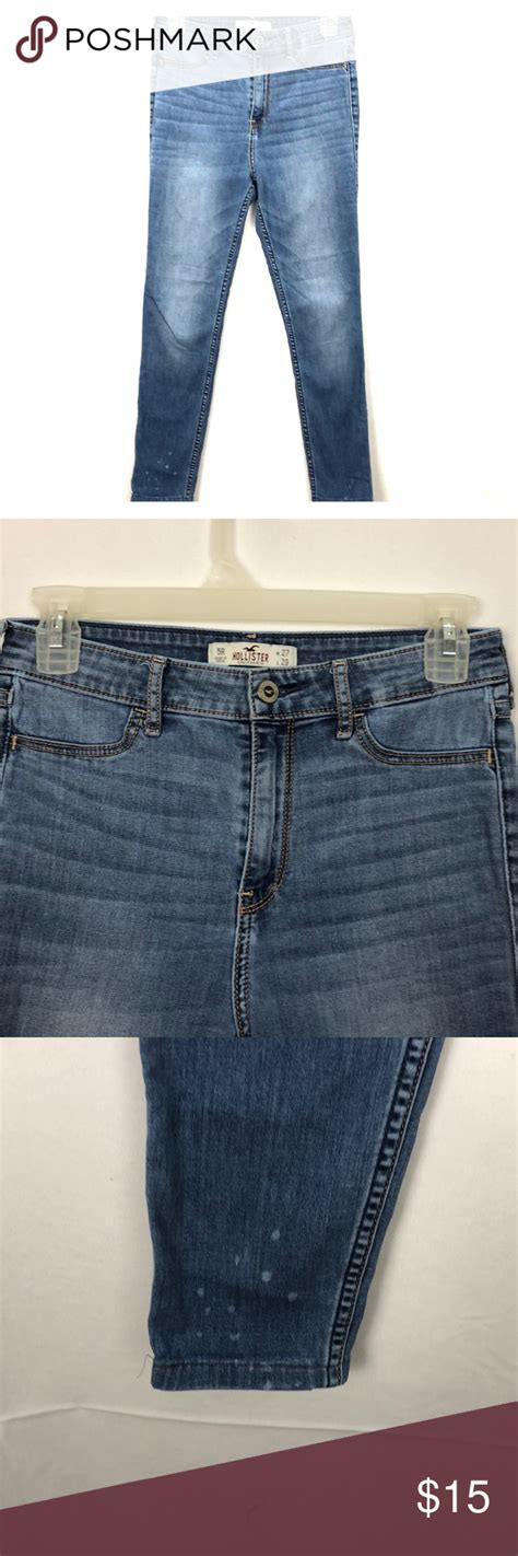 Hollister High Rise Skinny Jeans Size 5R Preowned Hollister Skinny