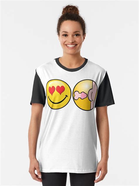 i love anal emoji t shirt by partybitz redbubble
