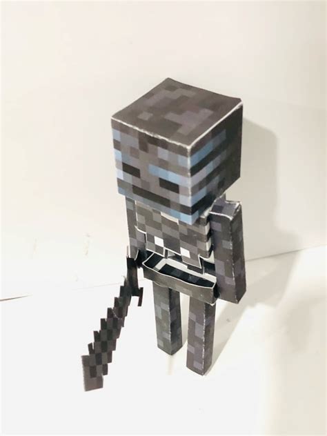 Minecraft Papercraft Wither Skeleton