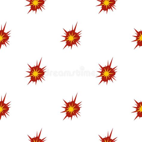 Nucleate Explosion Pattern Seamless Stock Vector Illustration Of