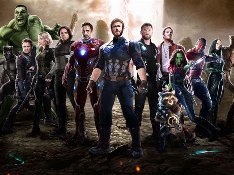 Infinity war 2018 american superhero film based on the marvel comics superhero team the avengers. Desktop wallpaper team of superheroes, movie, 2018 ...