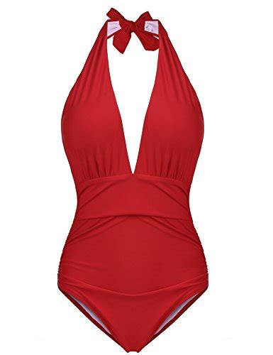 Azue Damen Badeanzug Gro E Gr E Elegant Monokini Einteilig Bauchweg