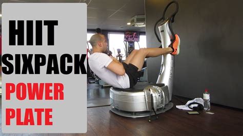 12 Minutes Hiit Workout Sixpack With Power Plate Fat Burning Hiit Abs