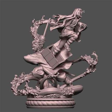 Demon Slayer Tanjiro And Nezuko Diorama Statue ‹ 3d Spartan Shop