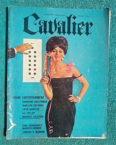 Vintage Cavalier Magazine Jan 1963 Playboy Type Pin Up Collectible Mens