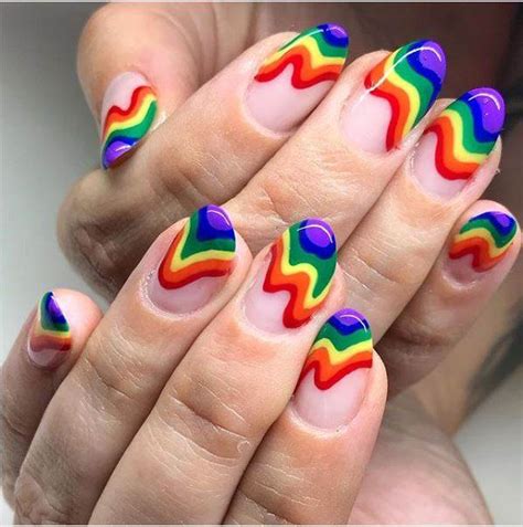 Rainbow Nail Designs For This Rainy Season Rainbow Nails
