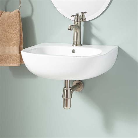 Observe all local building and safety codes. Langlade Wall-Mount Bathroom Sink - Bathroom