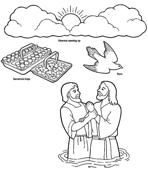 Christmas coloring pages lds baptism coloring pages unique coloring. Christian Baptism of Jesus Coloring Pages | Best Place to ...
