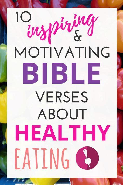 Some verses are avoided on eating some foods while the other verses say that we can eat all foods. Pin on bible