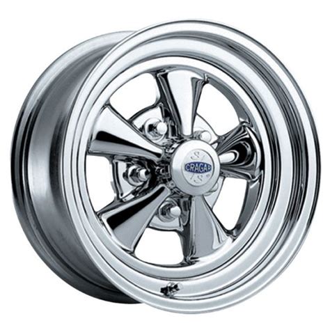 Cragar 61714 Crr Wheel Super Sport Steel Chrome 14 In X 7 In 5