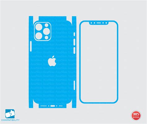 Apple Iphone 12 Pro Skin Cut Template For Vinyl Cutting Etsy