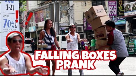 falling box prank may nagalit youtube