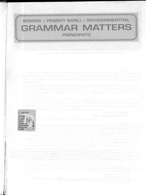 Grammar Matters Pdf