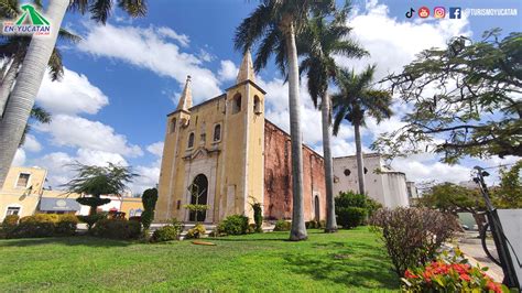 Iglesia Y Parque De Santa Ana En Mérida Yucatán Mercado De Santa Ana