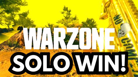 My First Solo Win In Warzone 2 Warzone 20 Solo Win Gameplay Youtube