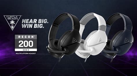 Turtle Beach Unveils The Newly Redesigned Recon 200 Gen 2 Gaming