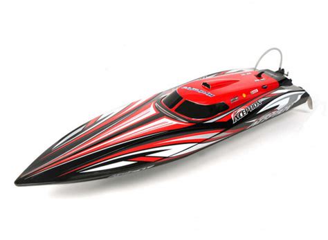 Hydropro Inception Brushless Rtr Deep Vee Racing Boat 950mm Redblack