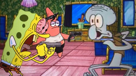 Spongebob Shoots Squidward Youtube