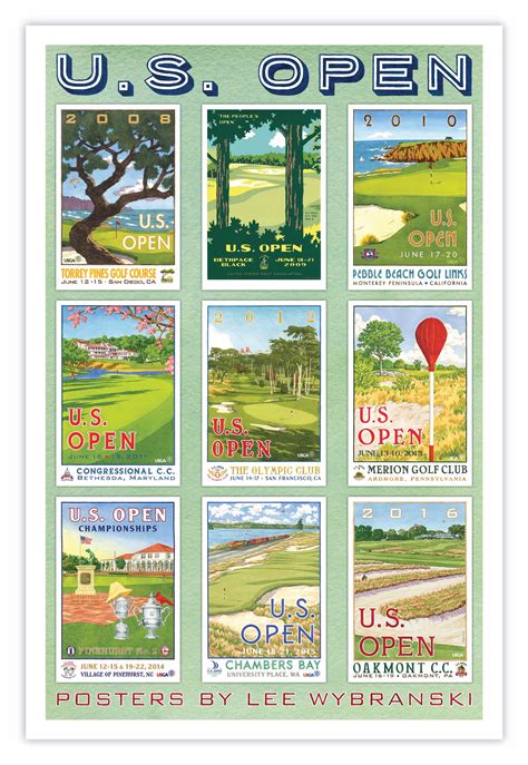 Us Open Posters The Collection