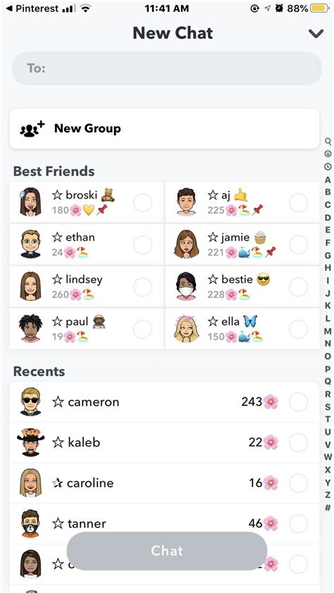 Snapchat Best Friends List Snapchat Best Friends Snapchat Friend