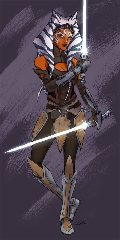 Ahsoka Tano Tofu The Bold Colors By Spiderguile On Deviantart Star Wars Drawings Star Wars
