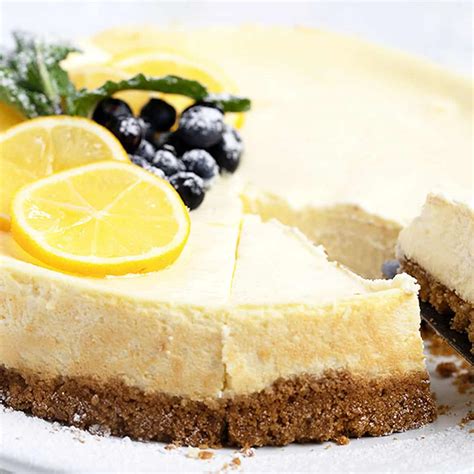Simply Perfect Lemon Cheesecake Seasons And Suppers