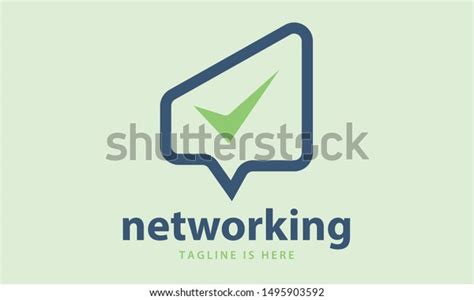 Unique Original Computer Networking Logo Template Stock Vector Royalty