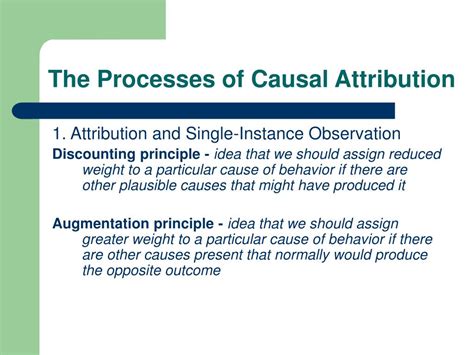Ppt Chapter 9 Causal Attribution Powerpoint Presentation Free